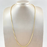 Cadena Veneciana 6.4gr / 60cm / 1.6mm Oro Amarillo +3 18K *