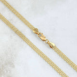 Cadena China 4.9gr / 50cm / 3.8mm Oro Amarillo +0 18K ©
