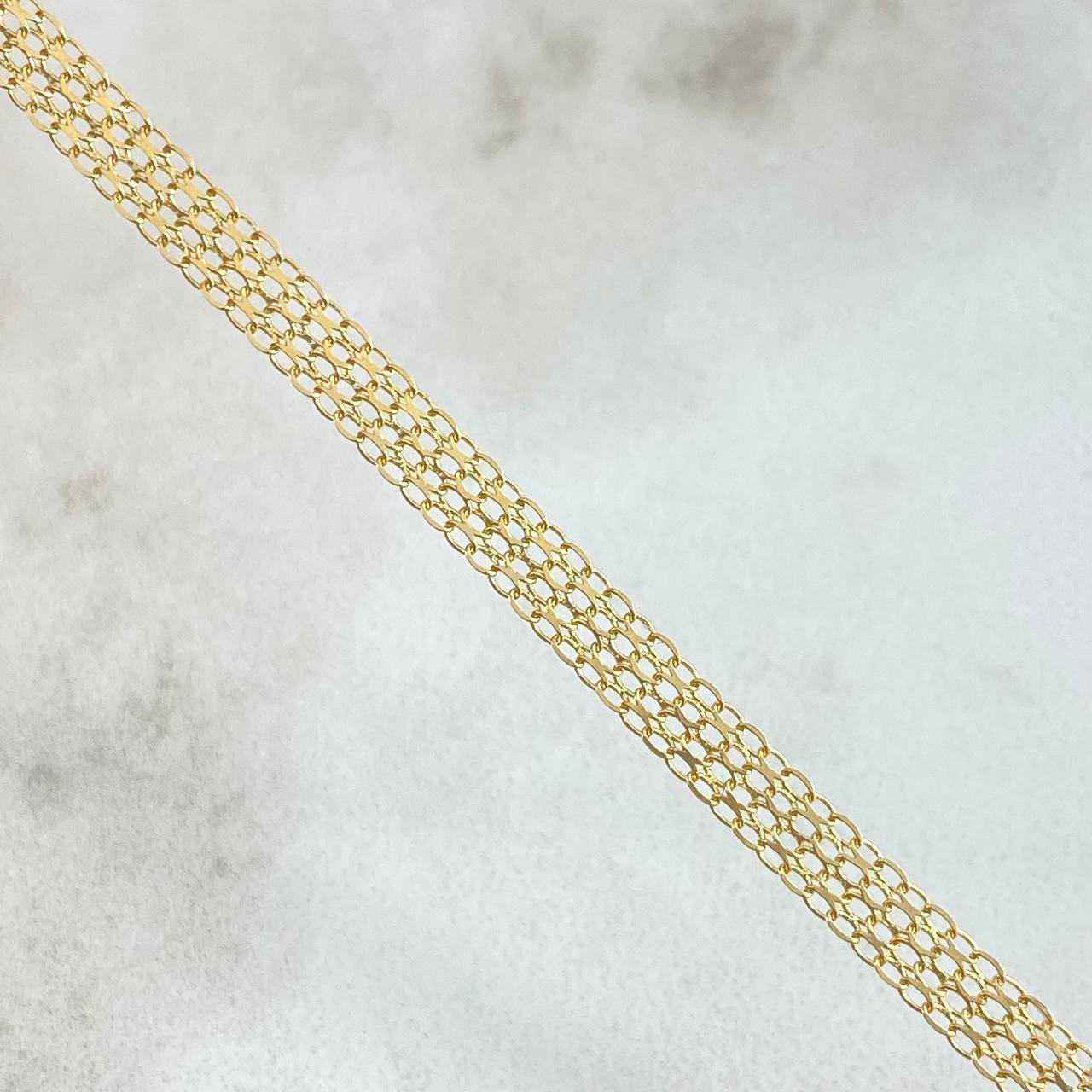 Cadena China 4.9gr / 50cm / 3.8mm Oro Amarillo +0 18K ©