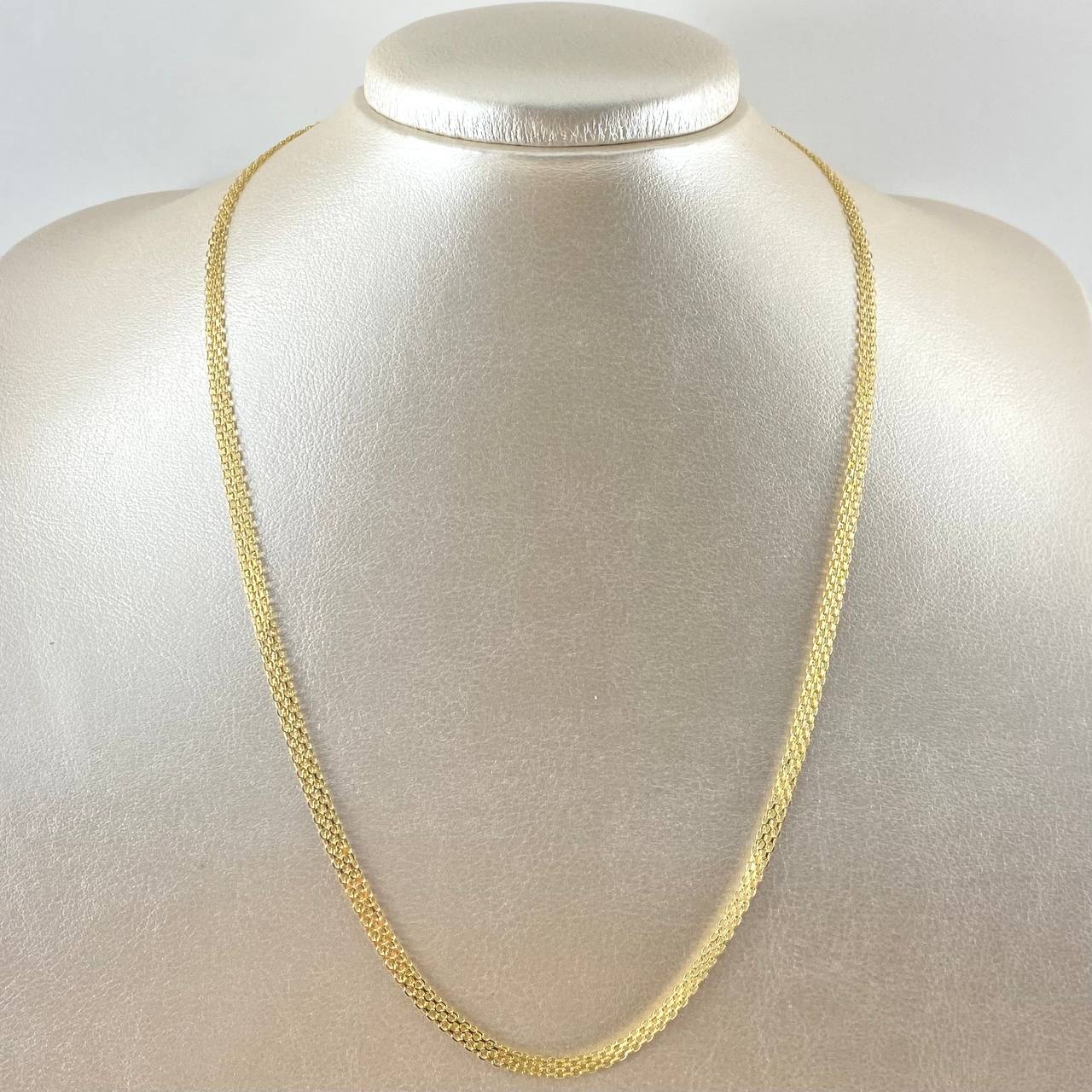 Cadena China 4.9gr / 50cm / 3.8mm Oro Amarillo +0 18K ©