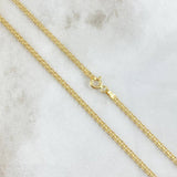Cadena China 5.6gr / 60cm / 2.2mm Oro Amarillo +0 18K *