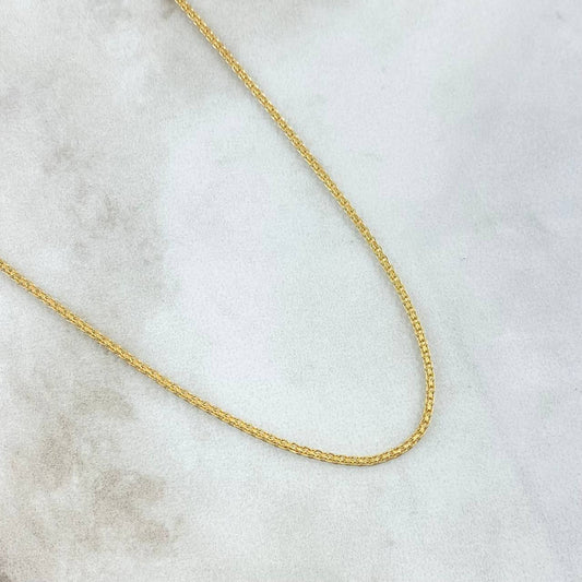 Cadena China 3.3gr / 50cm / +0 Oro 18K