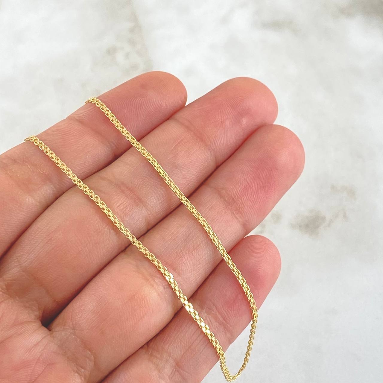 Cadena China 3.3gr / 50cm / +3 Oro 18K ©