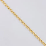 Pulso Cubano 1.05g / 19.5cm / 2.4mm Oro Amarillo 18K