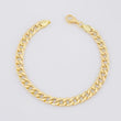 Pulso Cubano 4.95g / 21cm / 6.7mm Oro Amarillo 18K