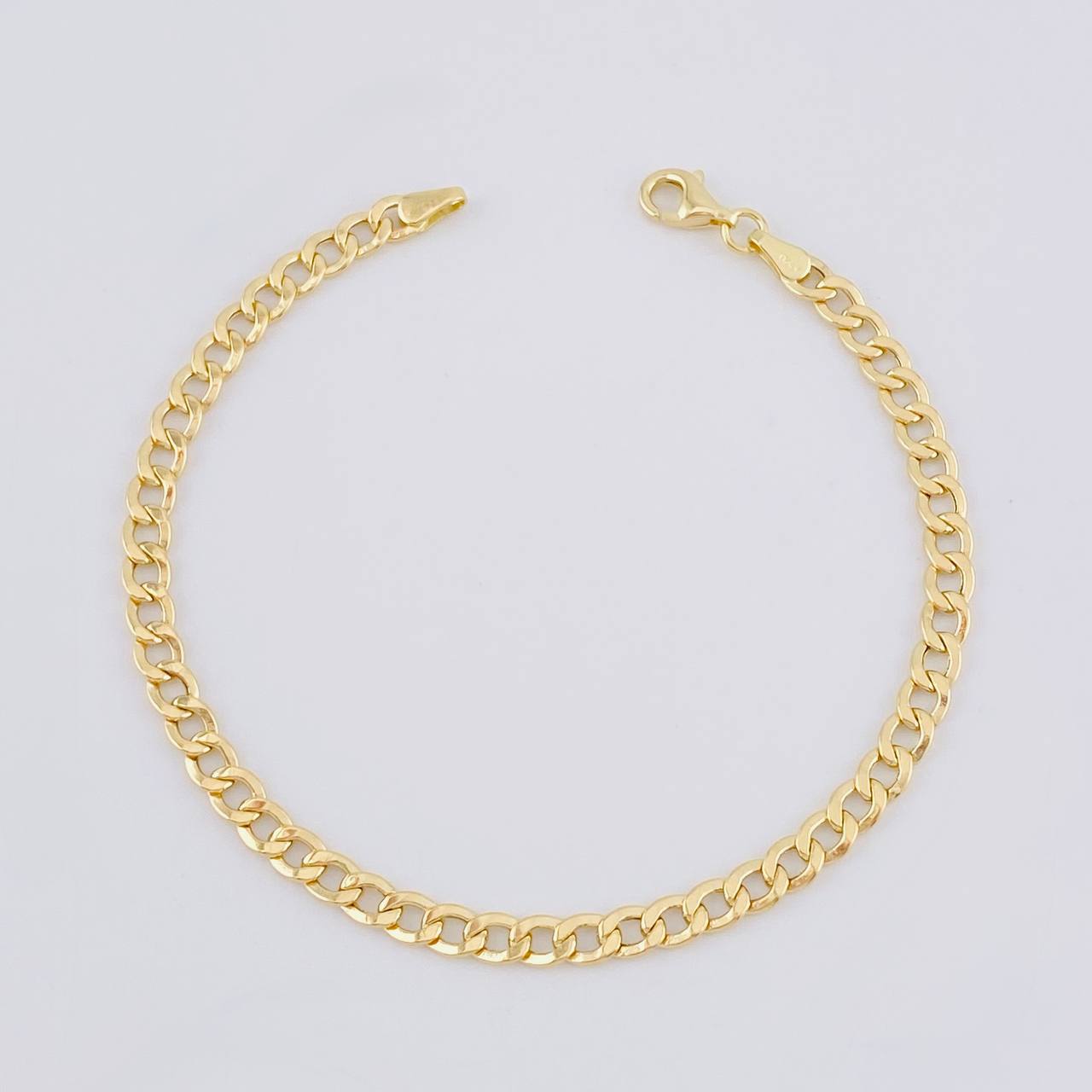 Pulso Cubano 2.7g / 19cm / 4.2mm Oro Amarillo 18K