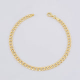 Pulso Cubano 2.7g / 19cm / 4.2mm Oro Amarillo 18K