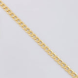Pulso Cubano 2.6g / 19.7cm / 4.1mm Oro Amarillo 18K