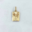 Dije Placa Cristo 1.05gr / 1.8cm / Oro 18K