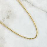Cadena Lazo 5.3gr / 60cm / 2.7mm Oro Amarillo +3 18K ©
