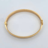 Pulso Aro Inifinito 8.45gr / 17.7cm / 5.8mm Oro Amarillo +4 18K &