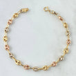 Pulso GC 5gr / 20.5cm / 4.5mm Diamantado Tres Oros 18K
