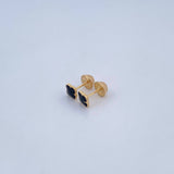 Topos Trebol  0.7gr / Electroestatico Negro Oro Amarillo 18K $