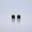 Topos Trebol 0.7gr / Electroestatico Verde Oro Amarillo 18K $