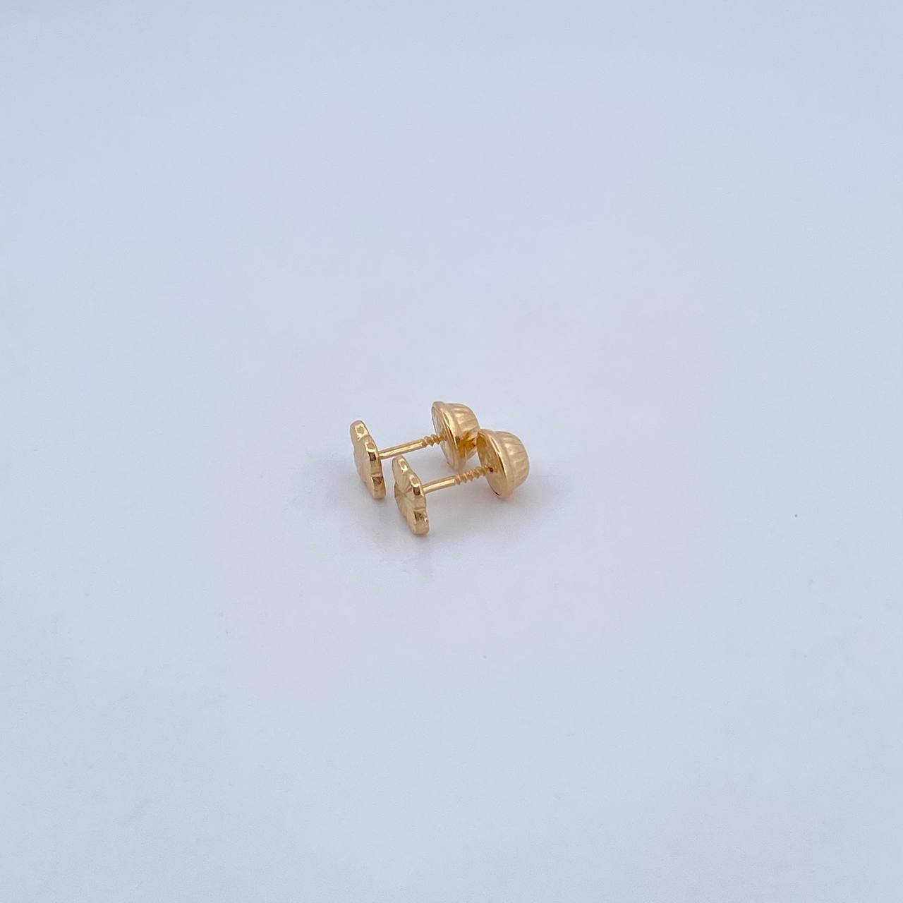 Topos Trebol 0.55gr / Diamantados Oro Amarillo 18K $