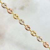 Tobillera Gc 4.5 g / 24.5 cm / 5.1 mm Tres Oros 18K