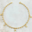 Tobillera GC Flores Trebol 3.75gr / 26cm / Oro Amarillo 18K