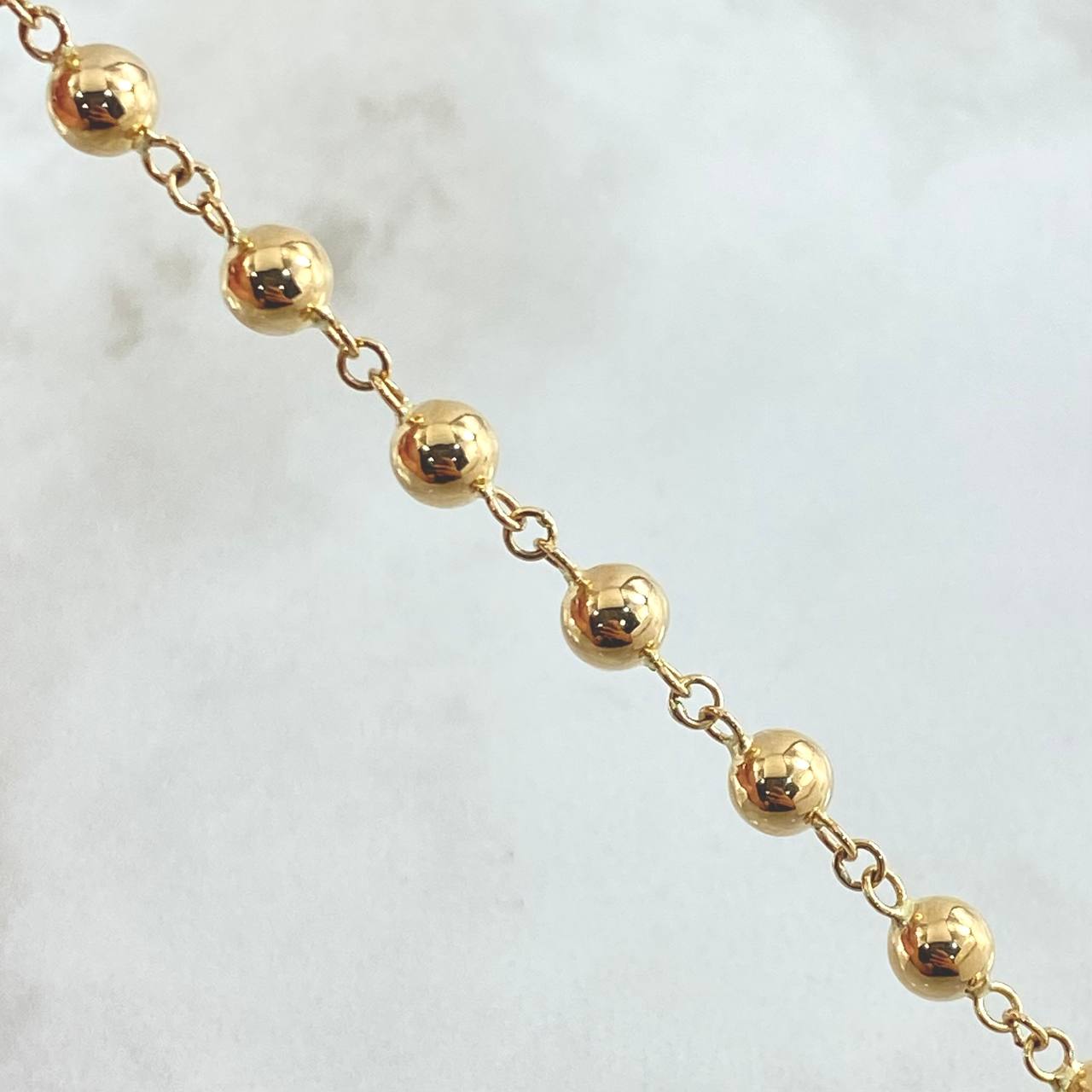 Pulso Tipo Militar 3.5gr / 19cm / Oro 18K