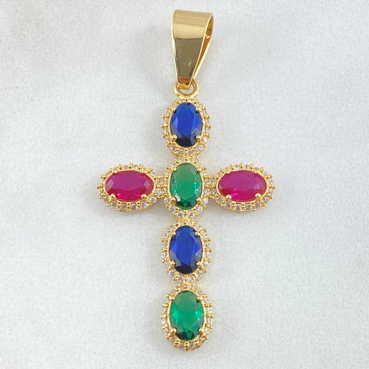 Dije Cruz Tupida 3.55gr / 4.6cm / Oro 18K