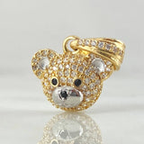 Dije Rostro Oso 2.7gr / 2cm / Oro 18K