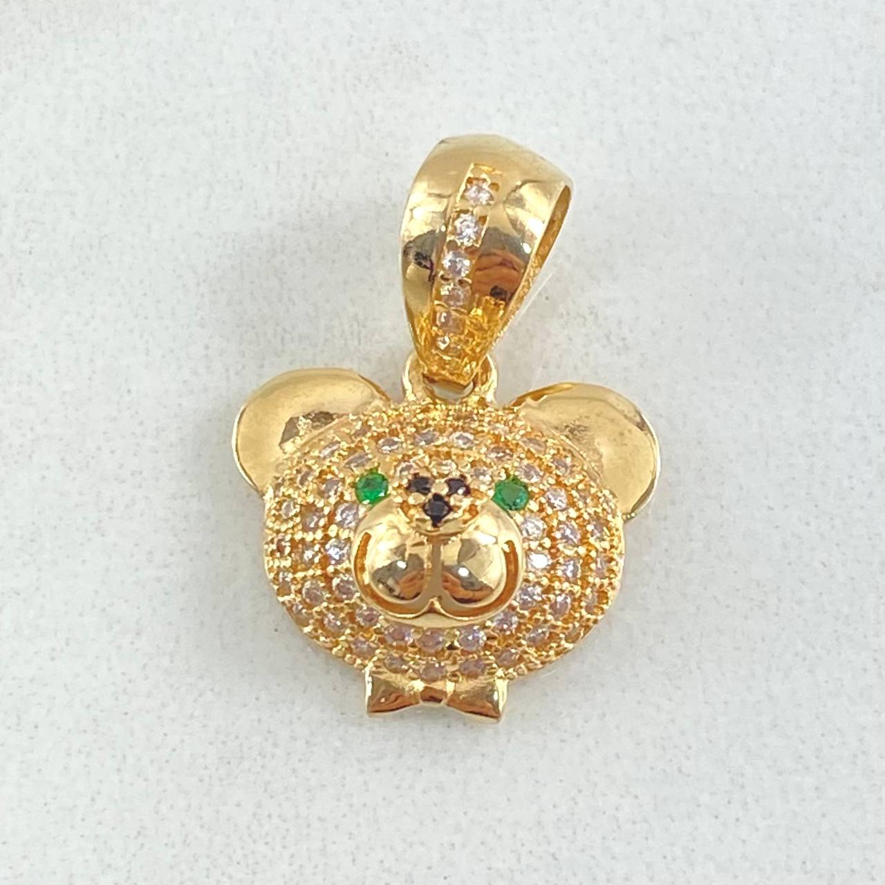 Dije Rostro Oso 2.3gr / 2.3cm / Oro 18K