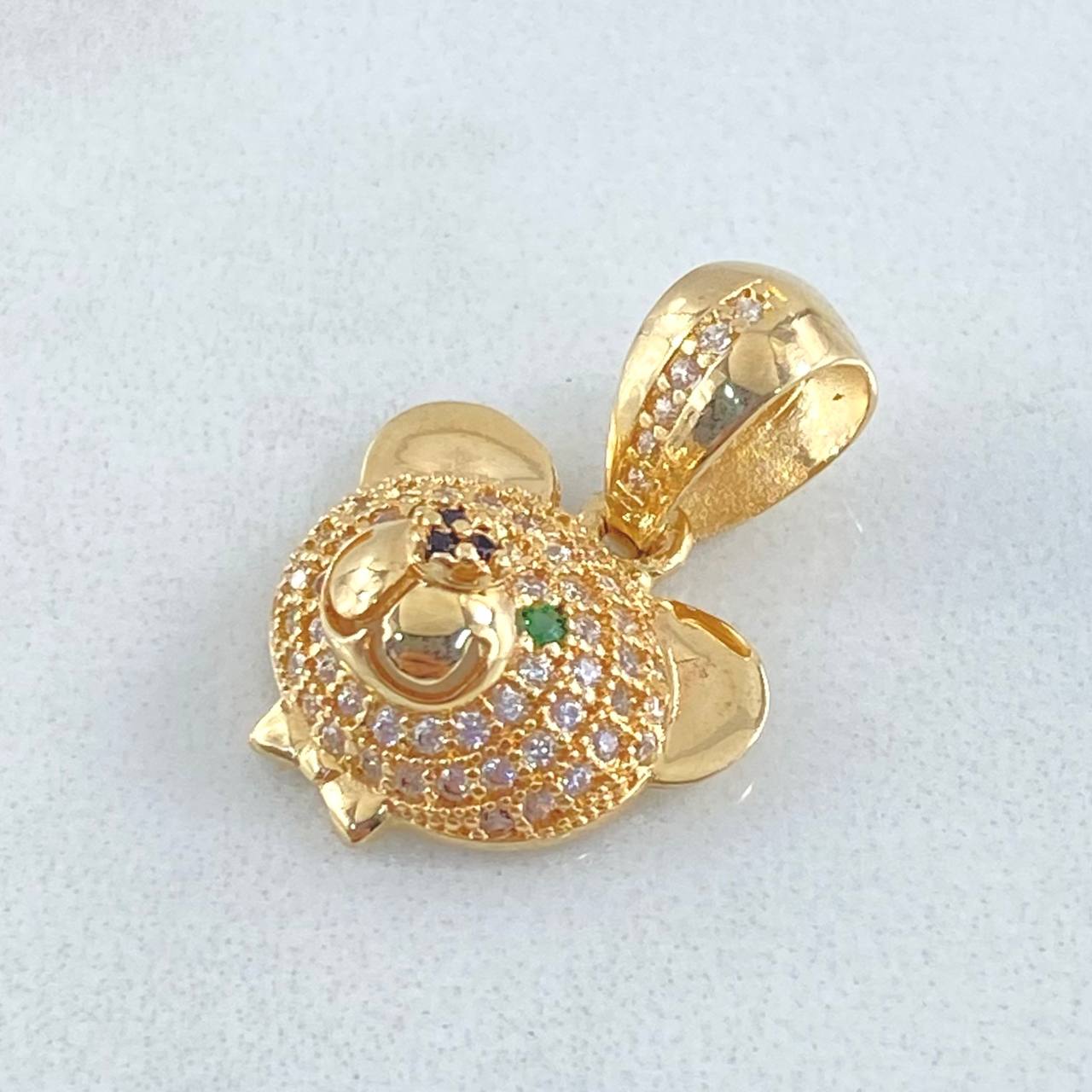 Dije Rostro Oso 2.3gr / 2.3cm / Oro 18K