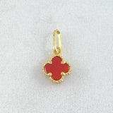 Dije Trebol 0.6gr / 1.5cm / Oro 18K