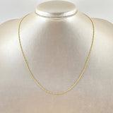 Cadena Figaro 1.15 g / 45.5 cm / 1 mm Oro Amarillo 18K