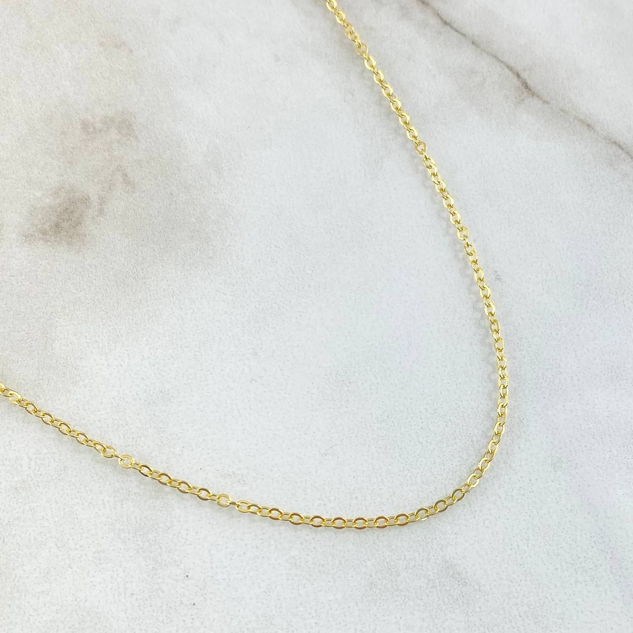 Cadena Aro seguido 1.05gr / 45cm / 1.2mm Oro Amarillo +3 18K *