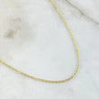 Cadena Aro seguido 1.05gr / 45cm / 1.2mm Oro Amarillo +3 18K *