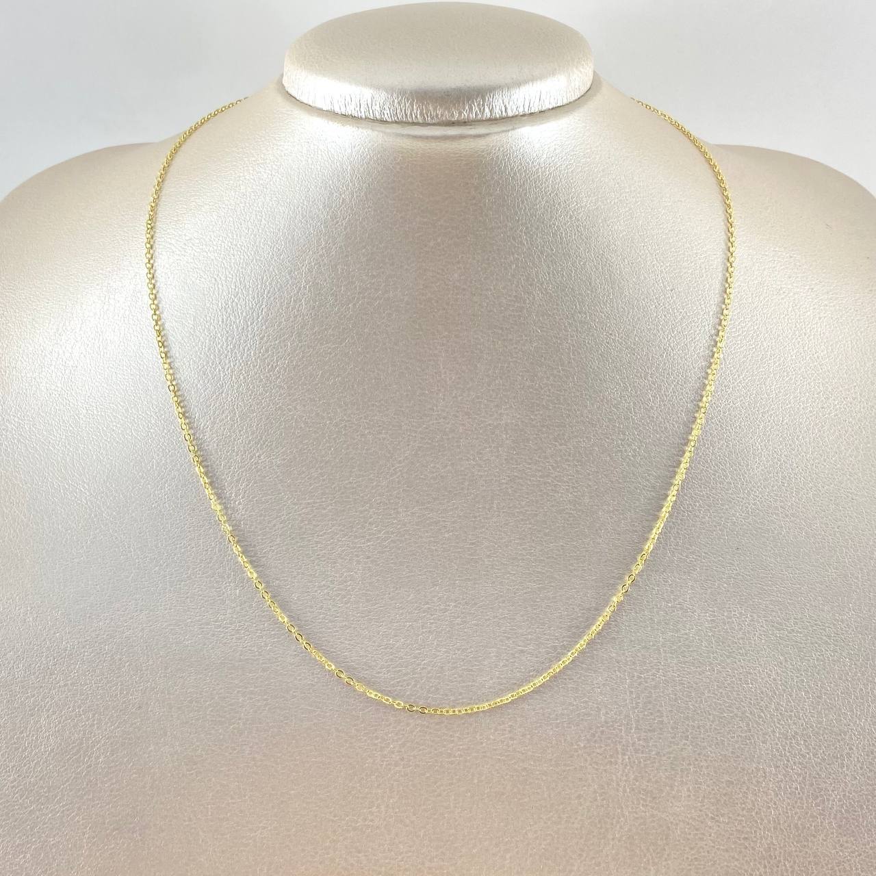 Cadena Aro seguido 1.05gr / 45cm / 1.2mm Oro Amarillo +3 18K *