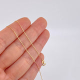 Cadena Veneciana 0.95g / 45cm / 0.6mm Oro Amarillo 18K