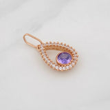 Dije Halo Gota 0.9g / 1cm Oro Rosa 18K