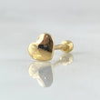 Piercing Corazon 0.5gr / 1.3cm / 4.4mm Oro Amarillo 18K