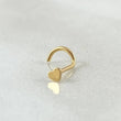 Piercing Chispa Corazón 0.1 g / 1 cm Oro Amarillo 18K