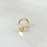 Piercing Chispa Corazon 0.15gr / 2.1mm Oro Amarillo 18K *
