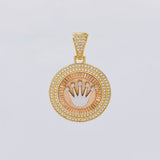 Dije Corona 7.05g / 3.7cm Tres Oros 18K