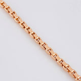 Cadena Veneciana Cuadrada 17g / 60cm / 4.3mm Oro Rosa 18K