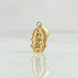 Dije Virgen Guadalupe 0.5gr / 1.8cm / Oro Amarillo 18K