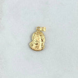 Dije Rostro de Cristo 0.5g / 1.8cm Oro Amarillo 18K