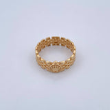 Anillo Correa Corona RX 3.4gr / T7 1/4 / Oro Amarillo 18K &