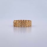 Anillo Correa Corona RX 3.4gr / T7 1/4 / Oro Amarillo 18K &