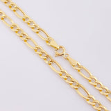 Cadena Figaro 6.65gr / 62cm / 4.4mm Oro Amarillo +1 18K *