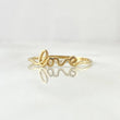 Anillo Love 0.85gr / T6 1/2 / Oro Amarillo 18K