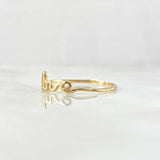 Anillo Love 0.85gr / T6 1/2 / Oro Amarillo 18K