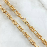 Cadena Peruana 92.9gr / 60cm / 7mm Oro Amarillo 18K ©