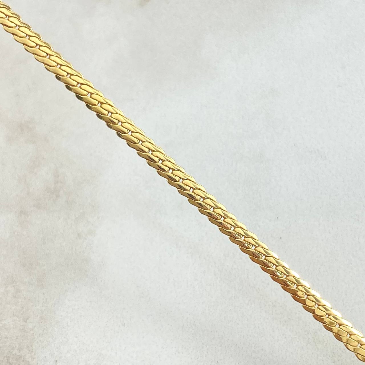 Pulso Serpiente 2.55gr / 19cm / 2.9mm Oro Amarillo +3 18K