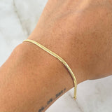 Pulso Serpiente 1.4gr / 19cm / 2.3mm Oro Amarillo +3 18K