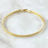 Pulso Serpiente 4.5gr / 19cm / 4mm Oro Amarillo +3 18K