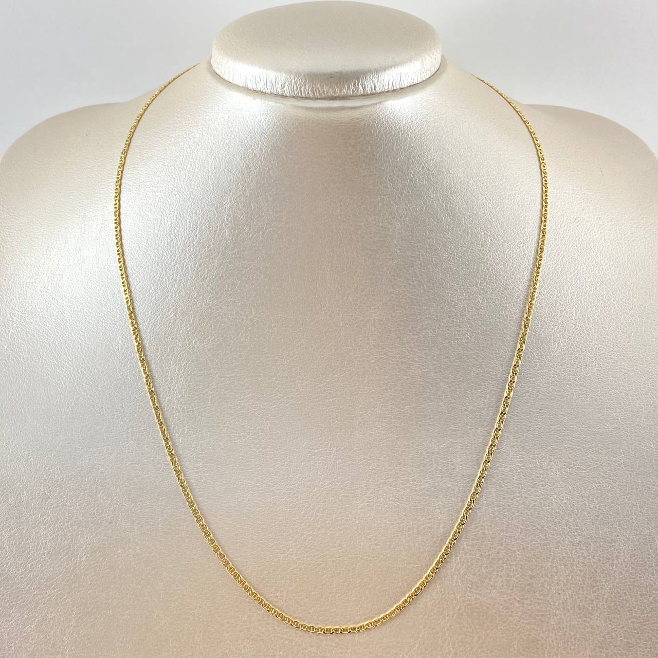 Cadena Plana 3.45gr / 50cm / 1.9mm Oro Amarillo +3 18K ©